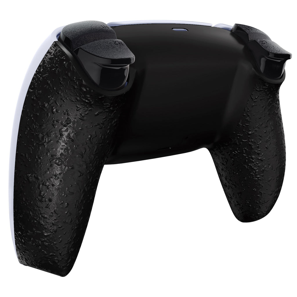 eXtremeRate Replacement Back Housing Bottom Shell for PS5 Controller BDM-010/020/030/040/050/060 - Textured Black eXtremeRate