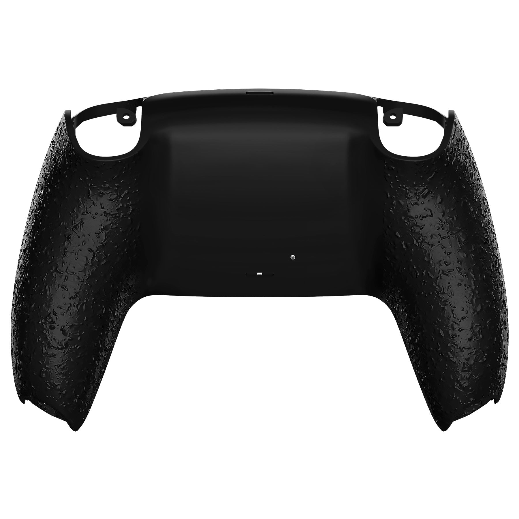 eXtremeRate Replacement Back Housing Bottom Shell for PS5 Controller BDM-010/020/030/040/050/060 - Textured Black eXtremeRate