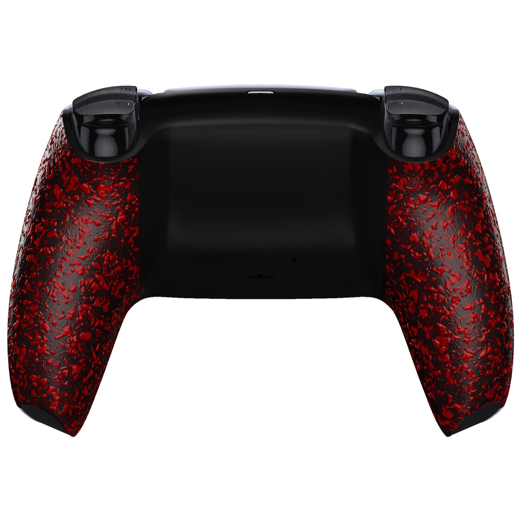 eXtremeRate Replacement Back Housing Bottom Shell for PS5 Controller BDM-010/020/030/040/050/060 - Textured Red eXtremeRate
