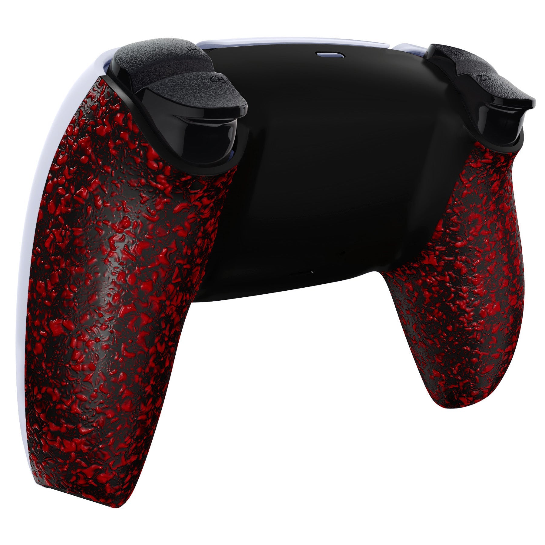 eXtremeRate Replacement Back Housing Bottom Shell for PS5 Controller BDM-010/020/030/040/050/060 - Textured Red eXtremeRate