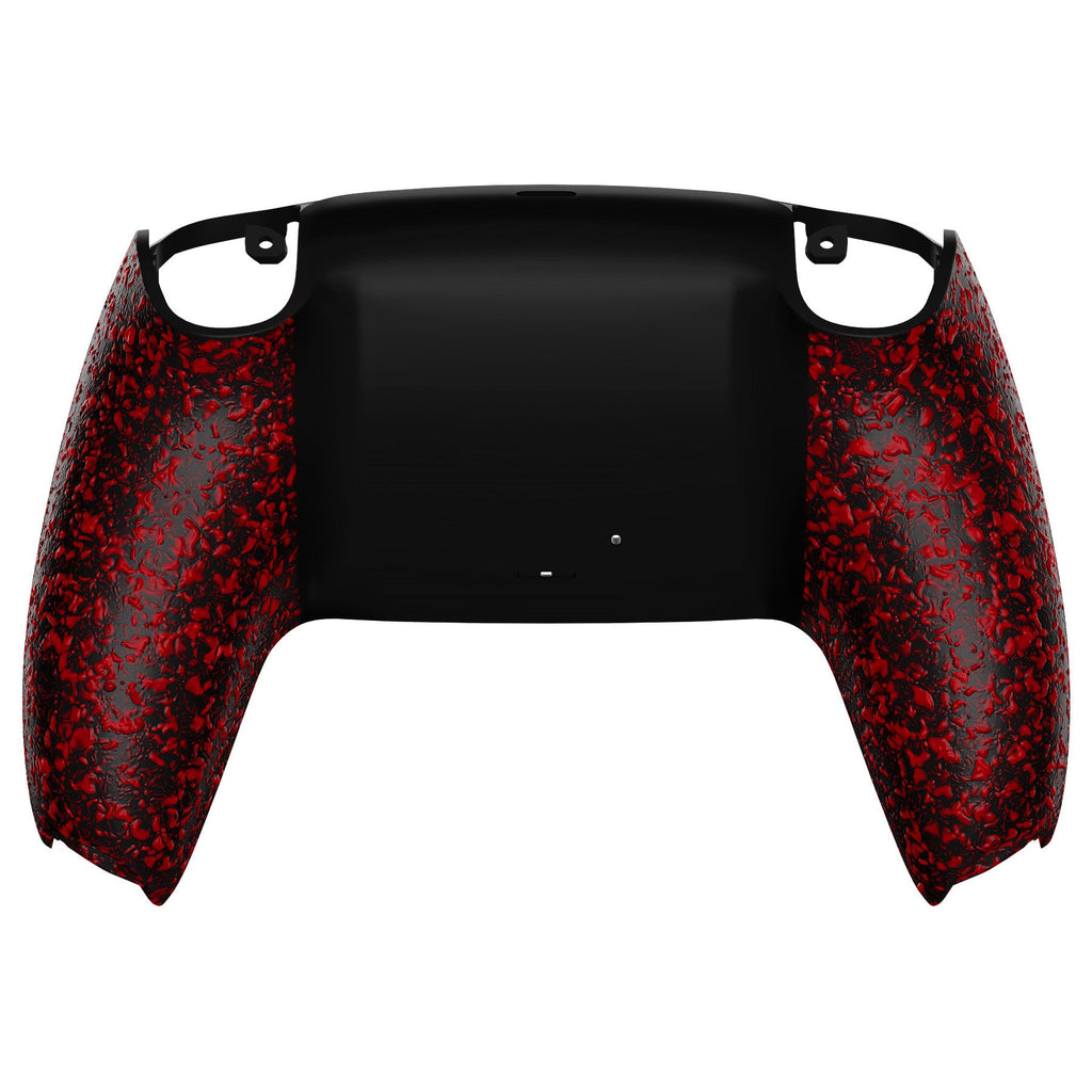 eXtremeRate Replacement Back Housing Bottom Shell for PS5 Controller BDM-010/020/030/040/050/060 - Textured Red eXtremeRate