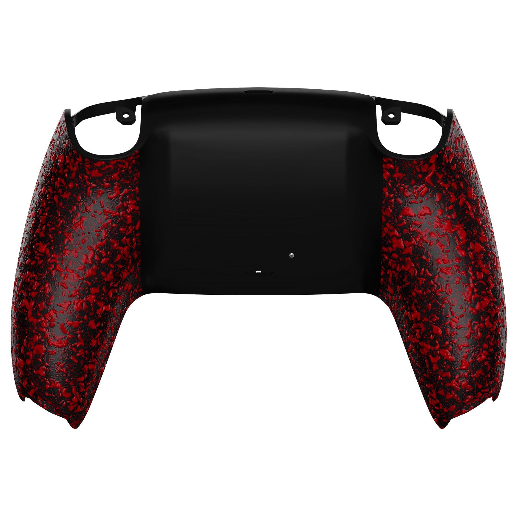 eXtremeRate Replacement Back Housing Bottom Shell for PS5 Controller BDM-010/020/030/040/050/060 - Textured Red eXtremeRate