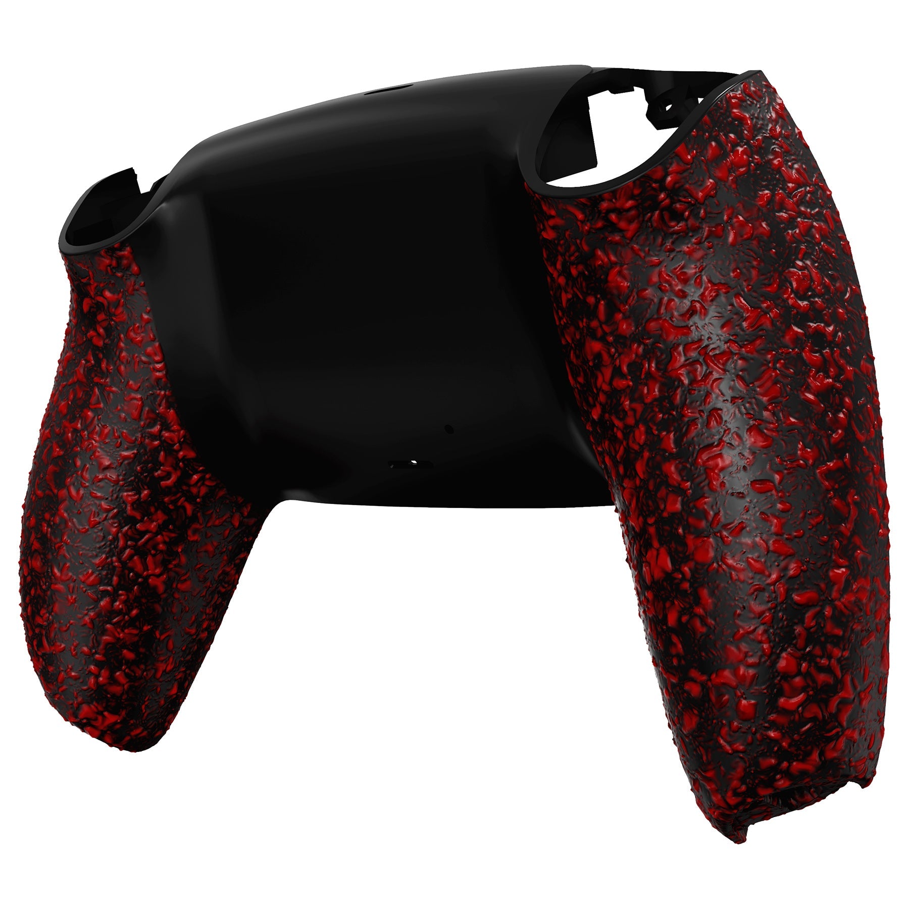 eXtremeRate Replacement Back Housing Bottom Shell for PS5 Controller BDM-010/020/030/040/050/060 - Textured Red eXtremeRate