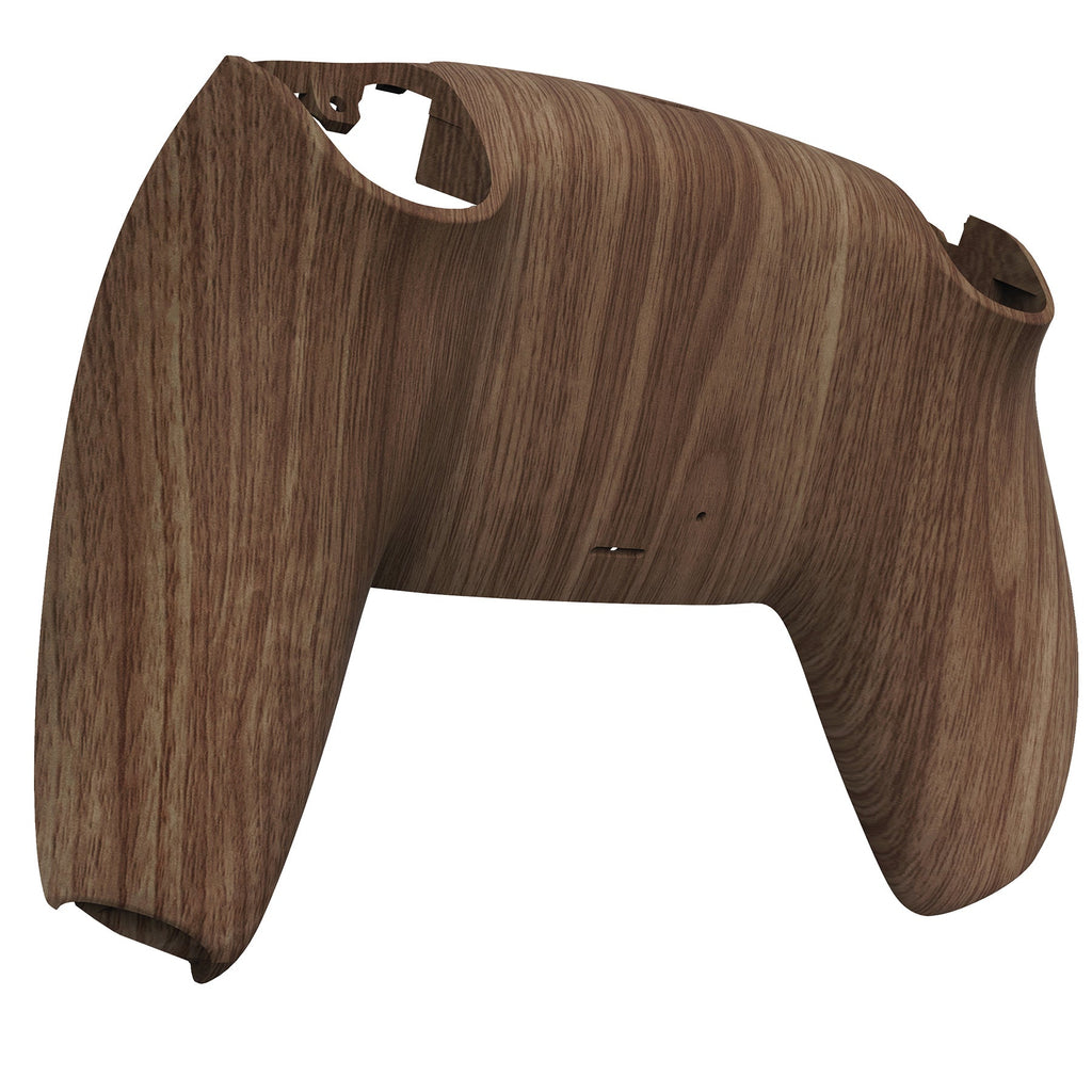 eXtremeRate Replacement Back Housing Bottom Shell for PS5 Controller BDM-010/020/030/040/050/060 - Wood Grain eXtremeRate