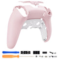 eXtremeRate Replacement Back Housing Bottom Shell Compatible with PS5 Edge Controller - Cherry Blossoms Pink eXtremeRate