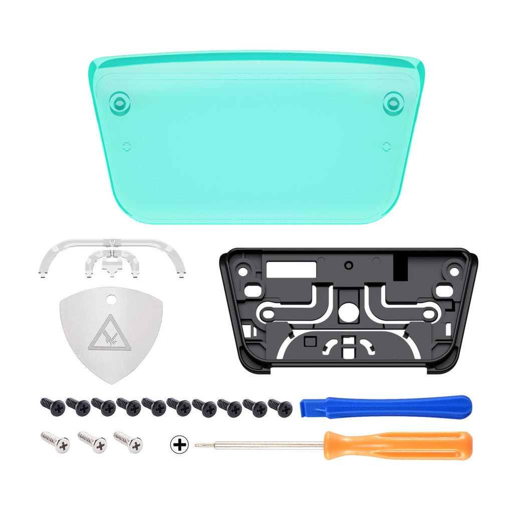 eXtremeRate Replacement Custom Touchpad Cover Compatible with PS5 Controller BDM-010/020/030/040/050/060 - Emerald Green eXtremeRate