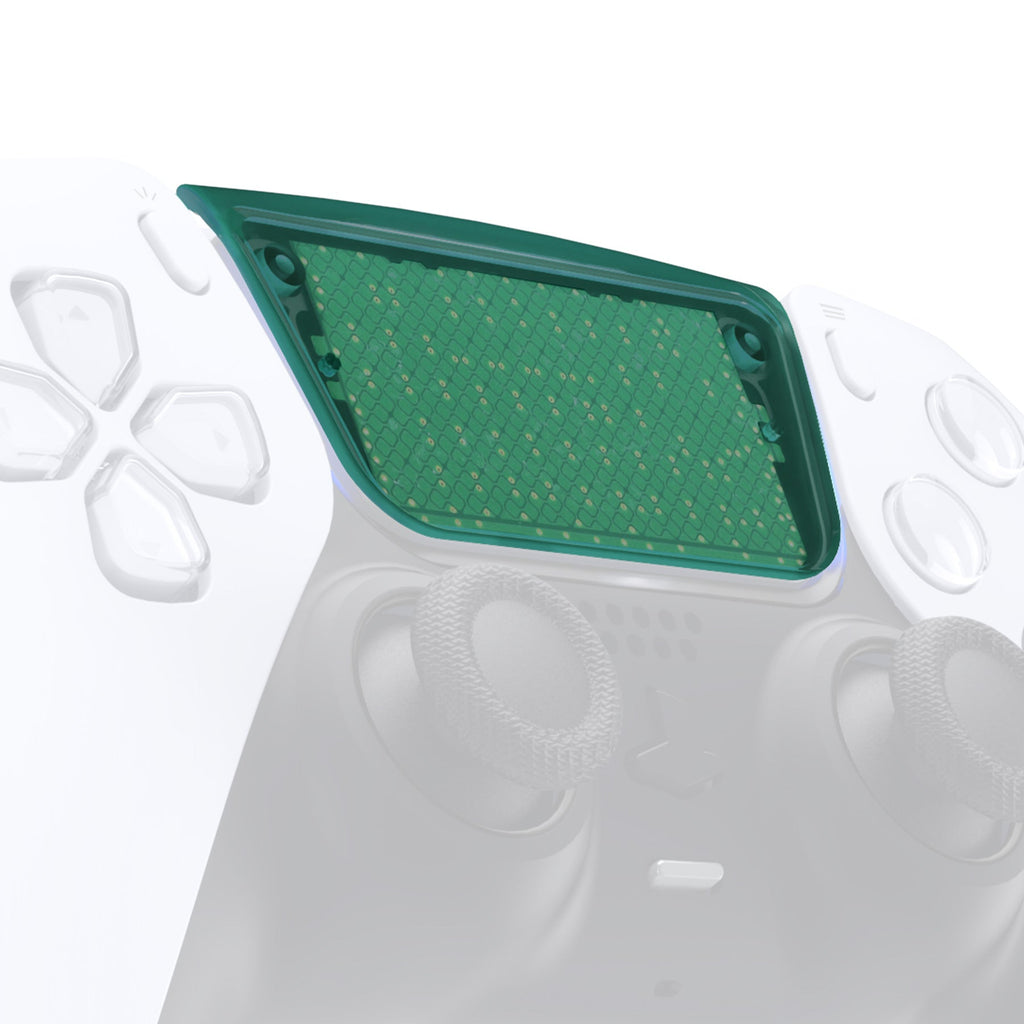 eXtremeRate Replacement Custom Touchpad Cover Compatible with PS5 Controller BDM-010/020/030/040/050/060 - Emerald Green eXtremeRate