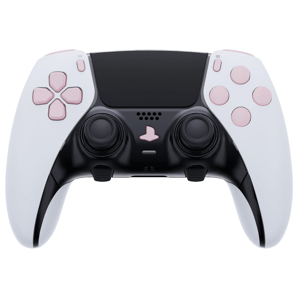 eXtremeRate Replacement Full Set Buttons Compatible with PS5 Edge Controller - Cherry Blossoms Pink eXtremeRate