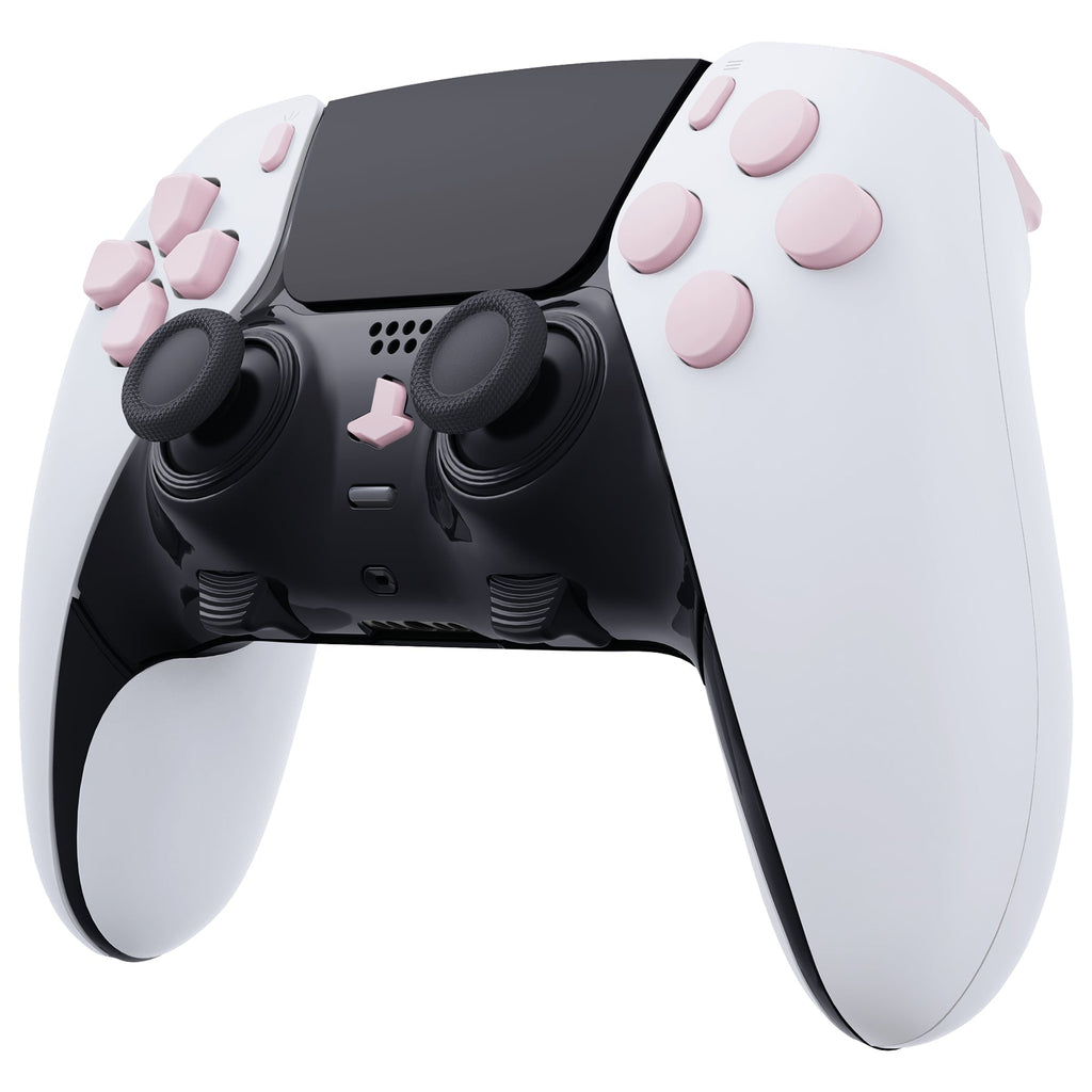 eXtremeRate Replacement Full Set Buttons Compatible with PS5 Edge Controller - Cherry Blossoms Pink eXtremeRate