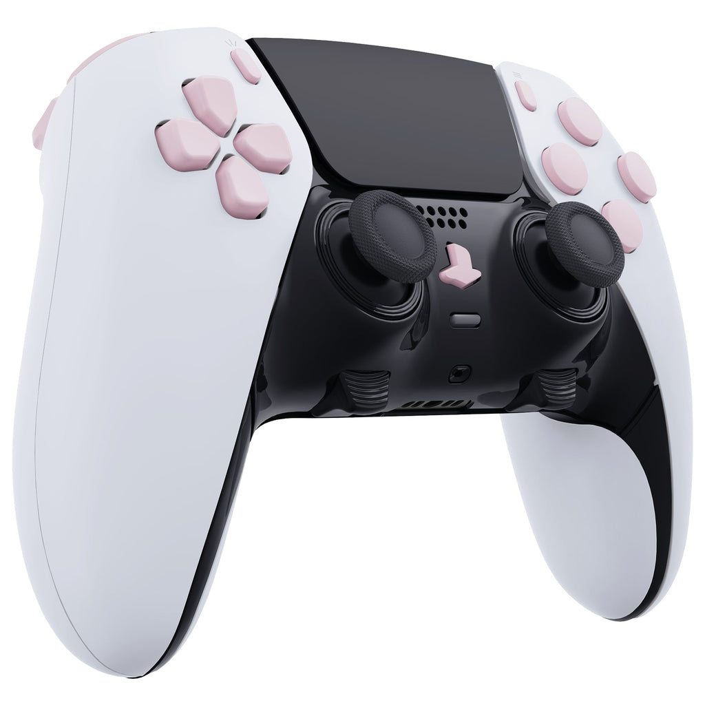 eXtremeRate Replacement Full Set Buttons Compatible with PS5 Edge Controller - Cherry Blossoms Pink eXtremeRate