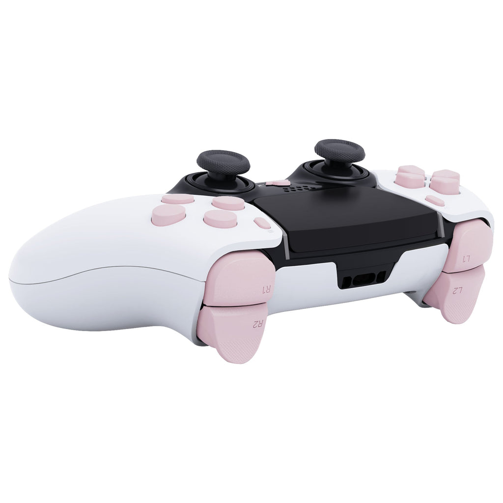 eXtremeRate Replacement Full Set Buttons Compatible with PS5 Edge Controller - Cherry Blossoms Pink eXtremeRate