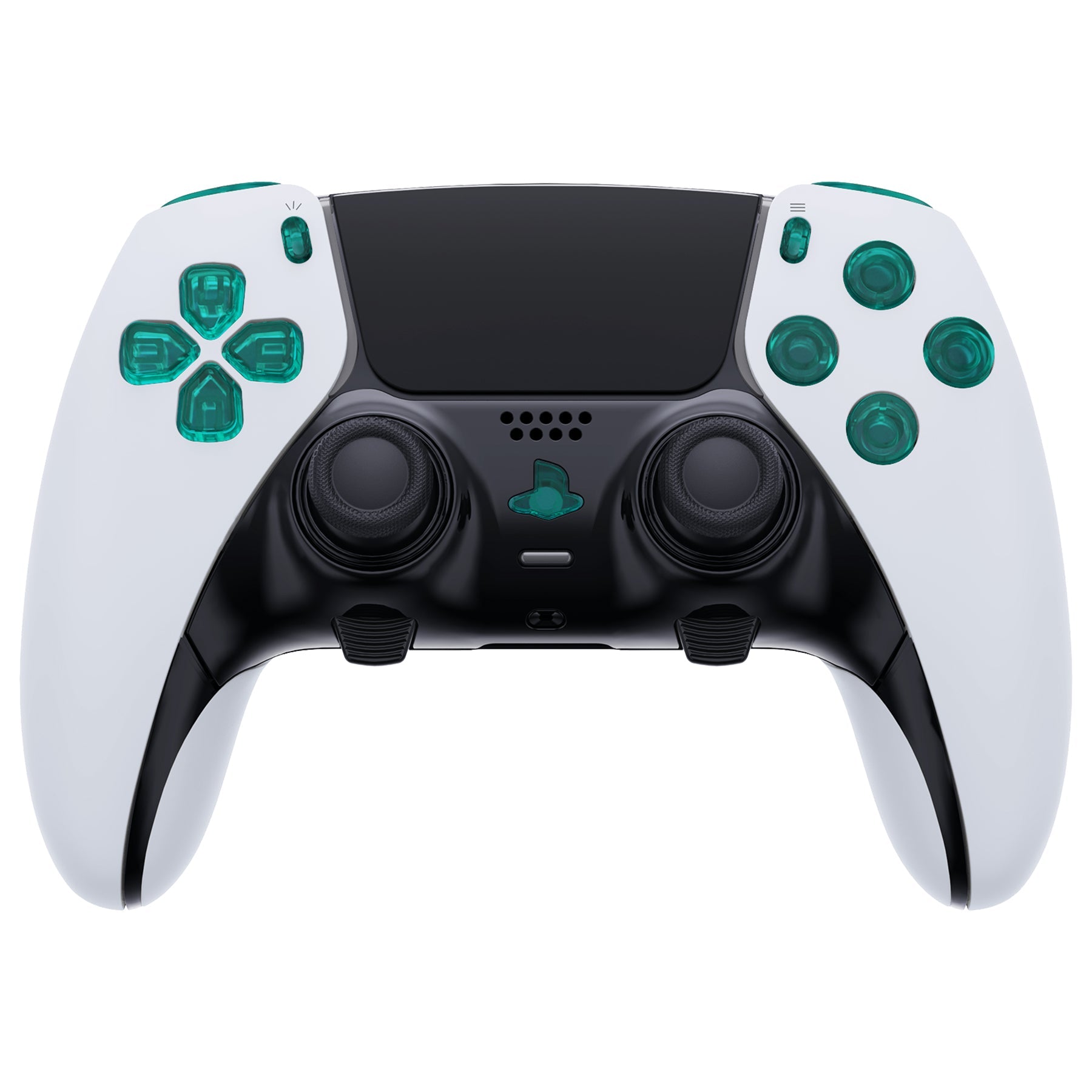 eXtremeRate Replacement Full Set Buttons Compatible with PS5 Edge Controller - Emerald Green eXtremeRate
