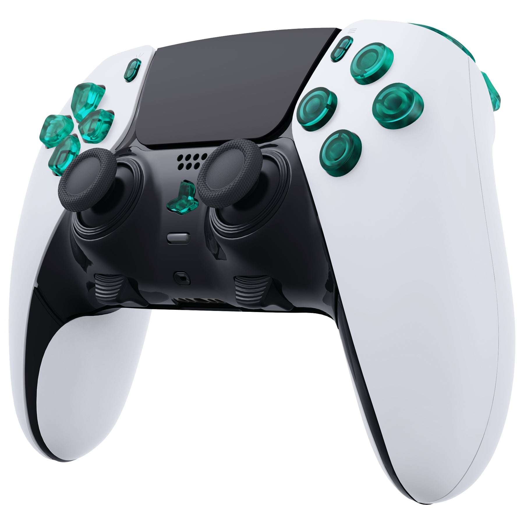 eXtremeRate Replacement Full Set Buttons Compatible with PS5 Edge Controller - Emerald Green eXtremeRate