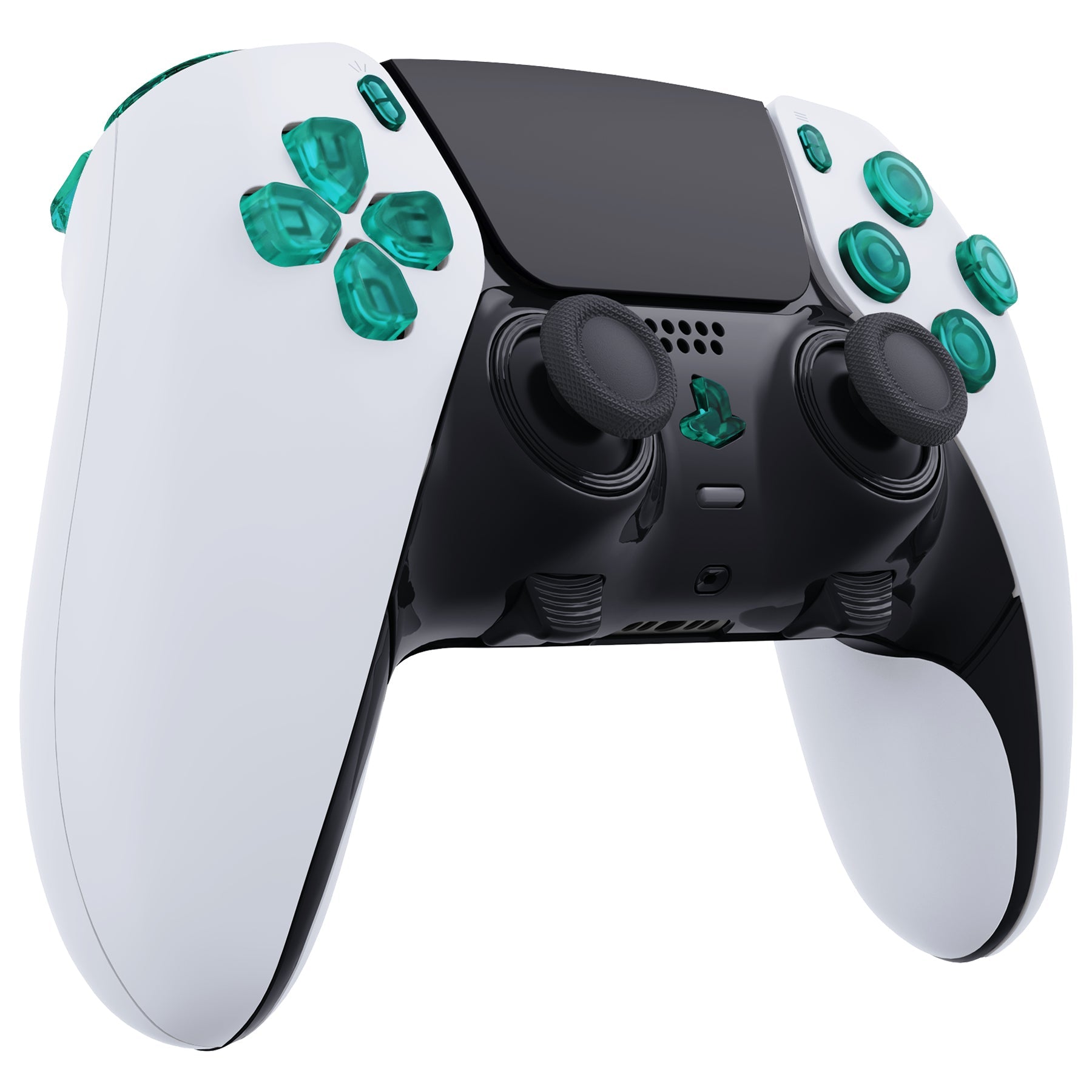 eXtremeRate Replacement Full Set Buttons Compatible with PS5 Edge Controller - Emerald Green eXtremeRate