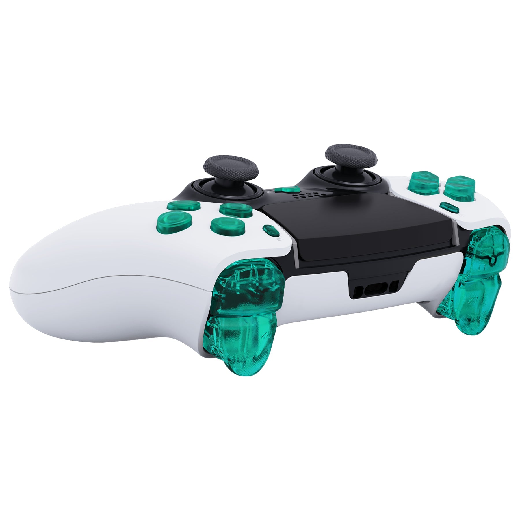 eXtremeRate Replacement Full Set Buttons Compatible with PS5 Edge Controller - Emerald Green eXtremeRate