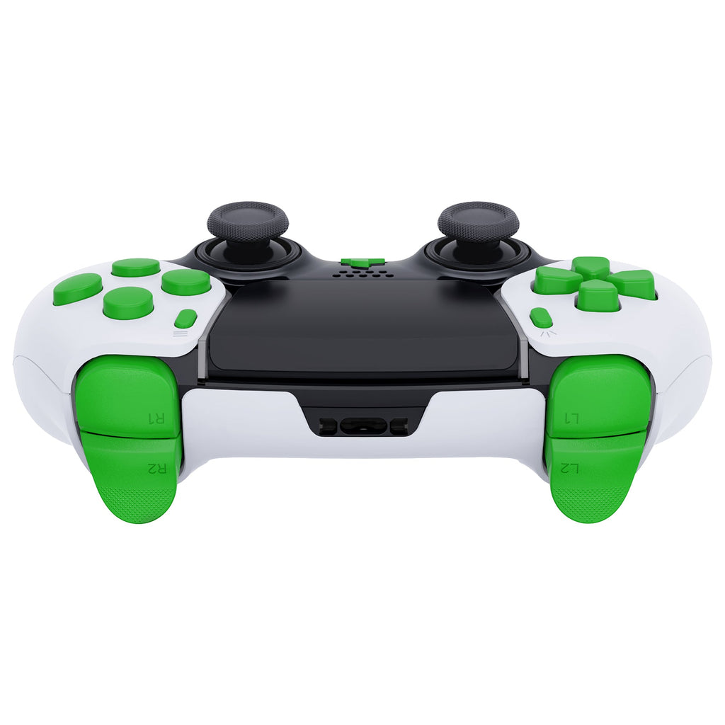 eXtremeRate Replacement Full Set Buttons Compatible with PS5 Edge Controller - Green eXtremeRate