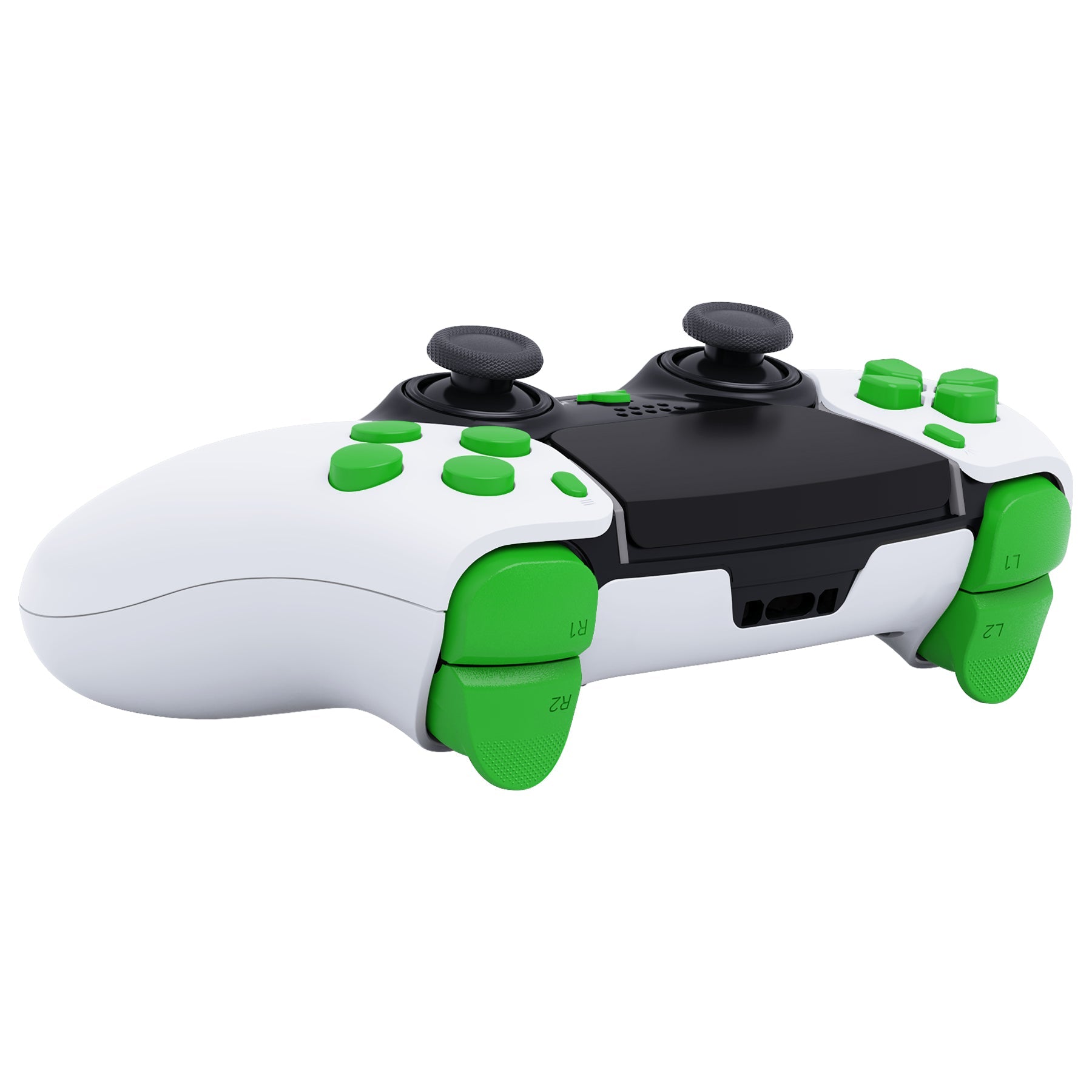 eXtremeRate Replacement Full Set Buttons Compatible with PS5 Edge Controller - Green eXtremeRate