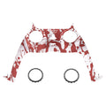 eXtremeRate Replacement Decorative Trim Shell with Accent Rings Compatible with PS5 Controller BDM-010/020/030/040/050 - Blood eXtremeRate