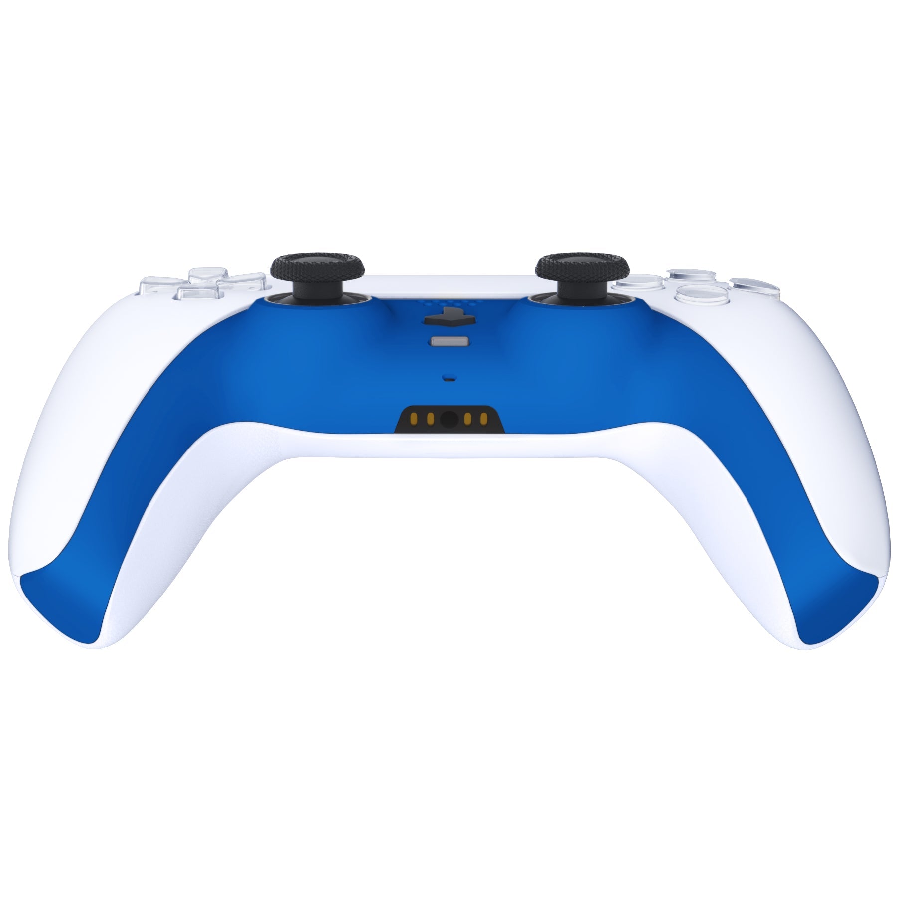 eXtremeRate Replacement Decorative Trim Shell with Accent Rings Compatible with PS5 Controller BDM-010/020/030/040/050 - Blue eXtremeRate