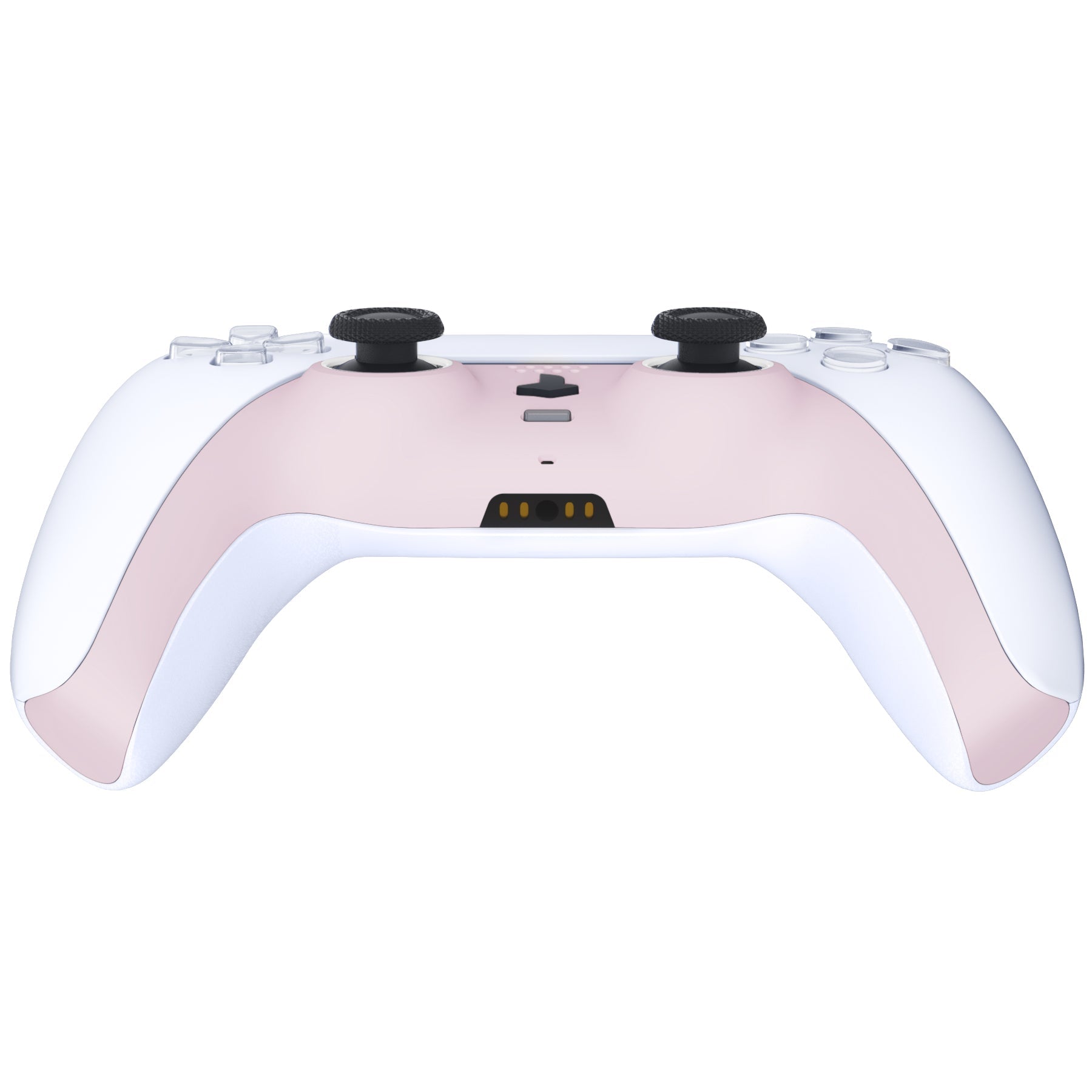 eXtremeRate Replacement Decorative Trim Shell with Accent Rings Compatible with PS5 Controller BDM-010/020/030/040/050 - Cherry Blossoms Pink eXtremeRate