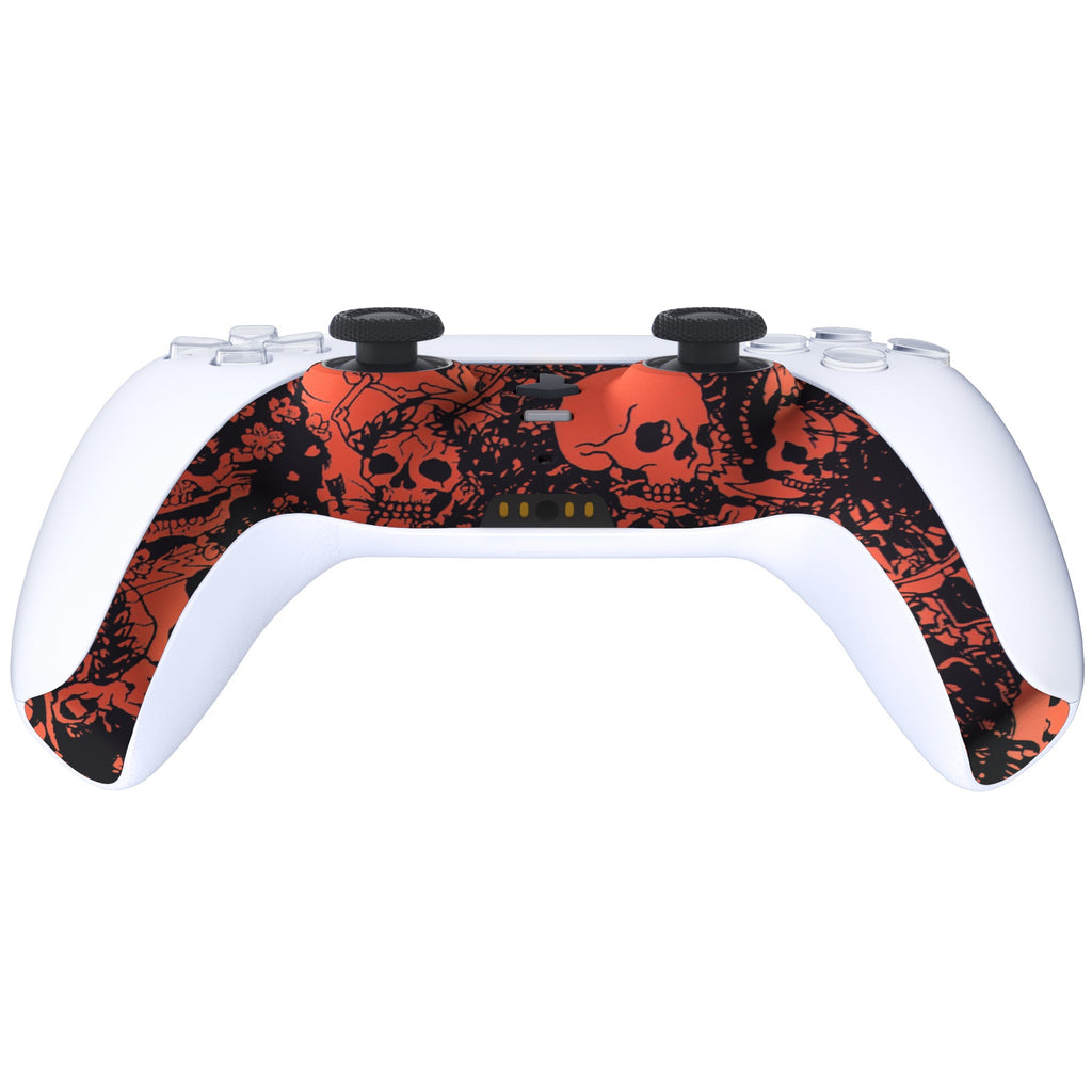 eXtremeRate Replacement Decorative Trim Shell with Accent Rings Compatible with PS5 Controller BDM-010/020/030/040/050 - Demons and Monsters eXtremeRate