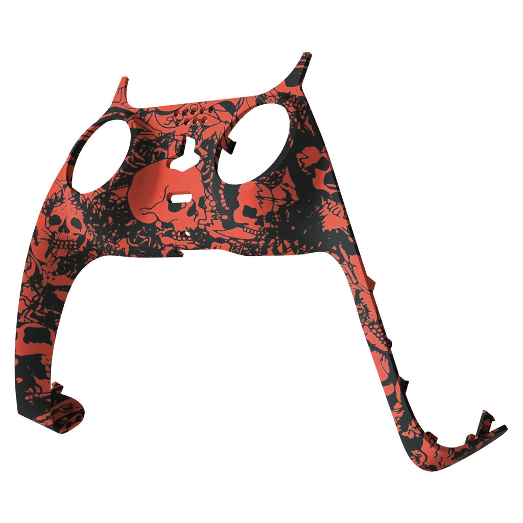 eXtremeRate Replacement Decorative Trim Shell with Accent Rings Compatible with PS5 Controller BDM-010/020/030/040/050 - Demons and Monsters eXtremeRate