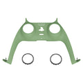 eXtremeRate Replacement Decorative Trim Shell with Accent Rings Compatible with PS5 Controller BDM-010/020/030/040/050 - Matcha Green eXtremeRate