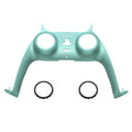 eXtremeRate Replacement Decorative Trim Shell with Accent Rings Compatible with PS5 Controller BDM-010/020/030/040/050 - Metallic Vista Green eXtremeRate