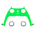 eXtremeRate Replacement Decorative Trim Shell with Accent Rings Compatible with PS5 Controller BDM-010/020/030/040/050 - Neon Green eXtremeRate