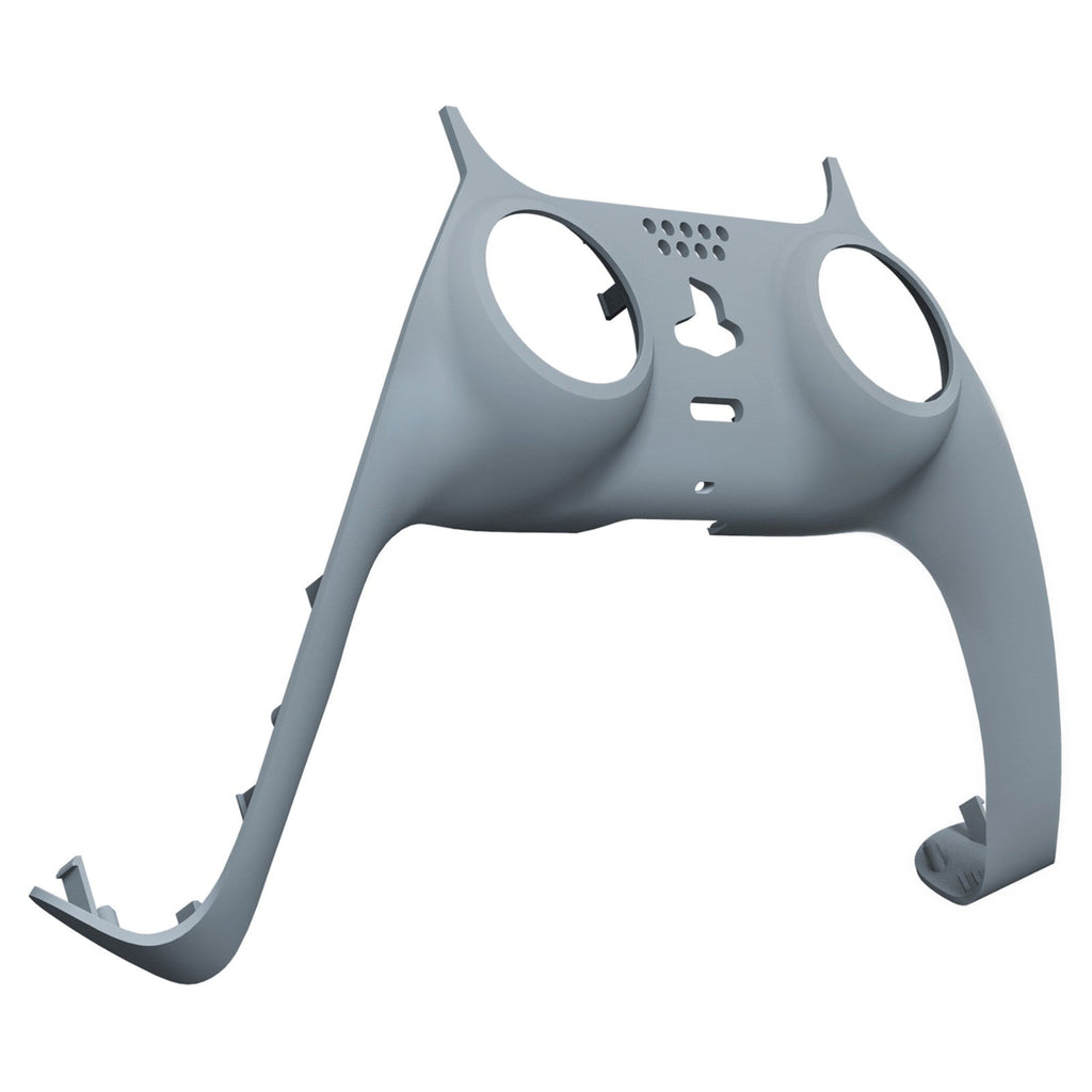 eXtremeRate Replacement Decorative Trim Shell with Accent Rings Compatible with PS5 Controller BDM-010/020/030/040/050 - New Hope Gray eXtremeRate
