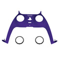 eXtremeRate Replacement Decorative Trim Shell with Accent Rings Compatible with PS5 Controller BDM-010/020/030/040/050 - Purple eXtremeRate