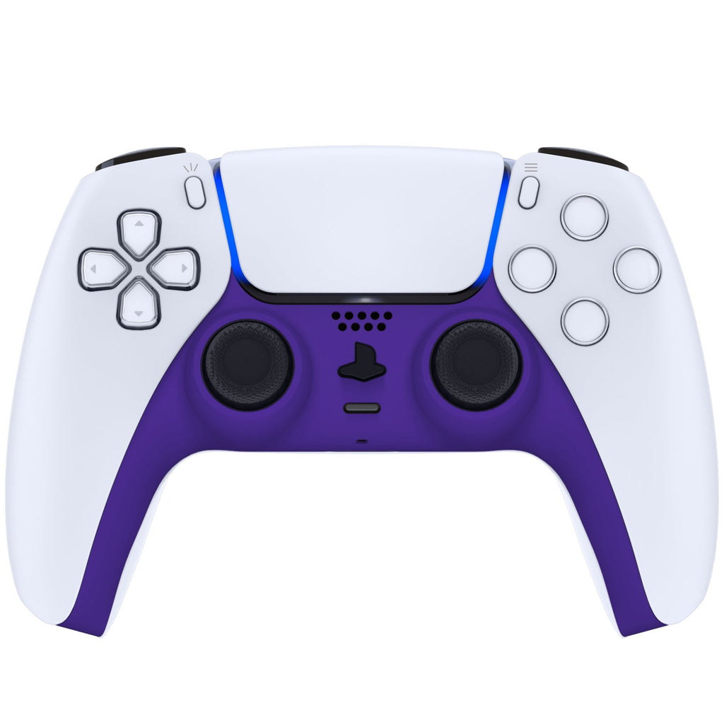 eXtremeRate Replacement Decorative Trim Shell with Accent Rings Compatible with PS5 Controller BDM-010/020/030/040/050 - Purple eXtremeRate