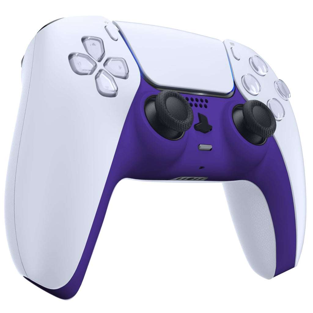 eXtremeRate Replacement Decorative Trim Shell with Accent Rings Compatible with PS5 Controller BDM-010/020/030/040/050 - Purple eXtremeRate