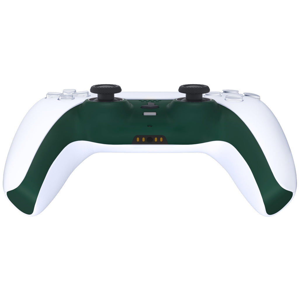 eXtremeRate Replacement Decorative Trim Shell with Accent Rings Compatible with PS5 Controller BDM-010/020/030/040/050 - Racing Green eXtremeRate