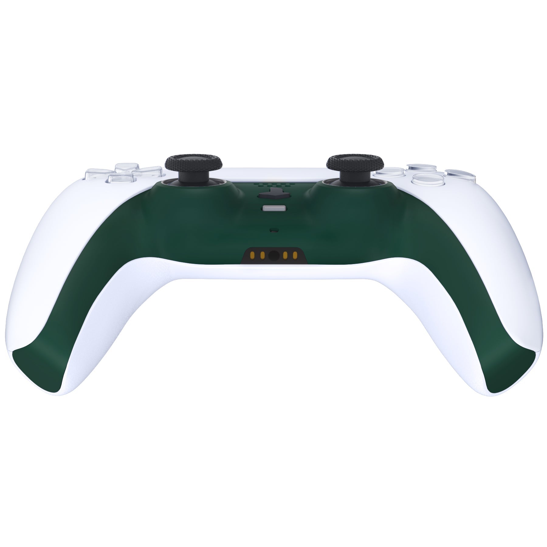 eXtremeRate Replacement Decorative Trim Shell with Accent Rings Compatible with PS5 Controller BDM-010/020/030/040/050 - Racing Green eXtremeRate
