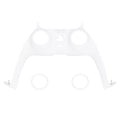 eXtremeRate Replacement Decorative Trim Shell with Accent Rings Compatible with PS5 Controller BDM-010/020/030/040/050 - White eXtremeRate