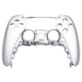 eXtremeRate Replacement Front Housing Shell Compatible with PS5 Controller BDM-010/020/030/040/050 - Chrome Silver Glossy eXtremeRate