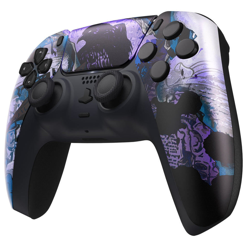 eXtremeRate Replacement Front Housing Shell with Touchpad Compatible with PS5 Controller BDM-010/020/030/040/050 - The Great Detective eXtremeRate