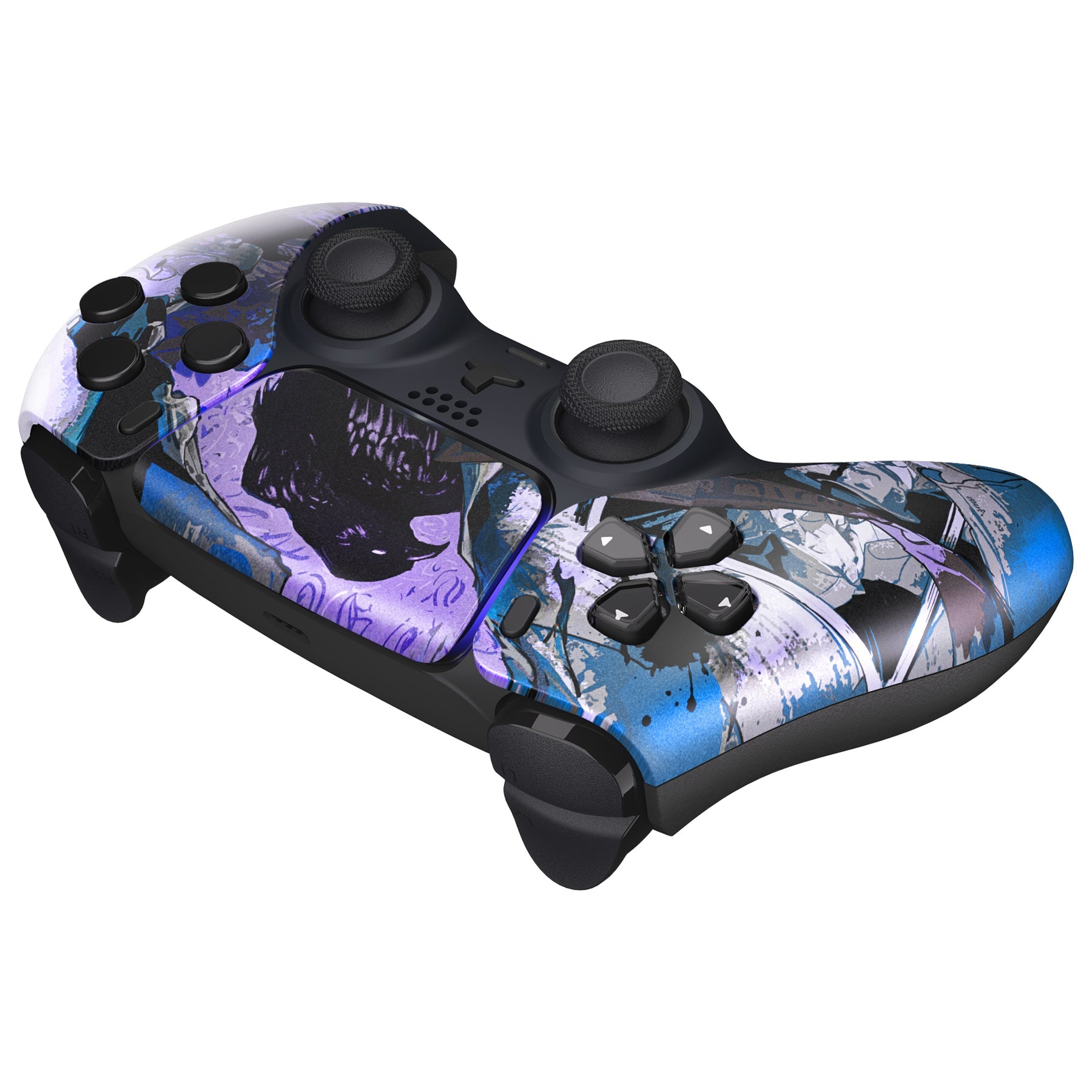 eXtremeRate Replacement Front Housing Shell with Touchpad Compatible with PS5 Controller BDM-010/020/030/040/050 - The Great Detective eXtremeRate