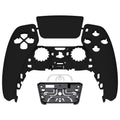 eXtremeRate Replacement Front Housing Shell with Touchpad Compatible with PS5 Controller BDM-010/020/030/040/050/060 - Black eXtremeRate