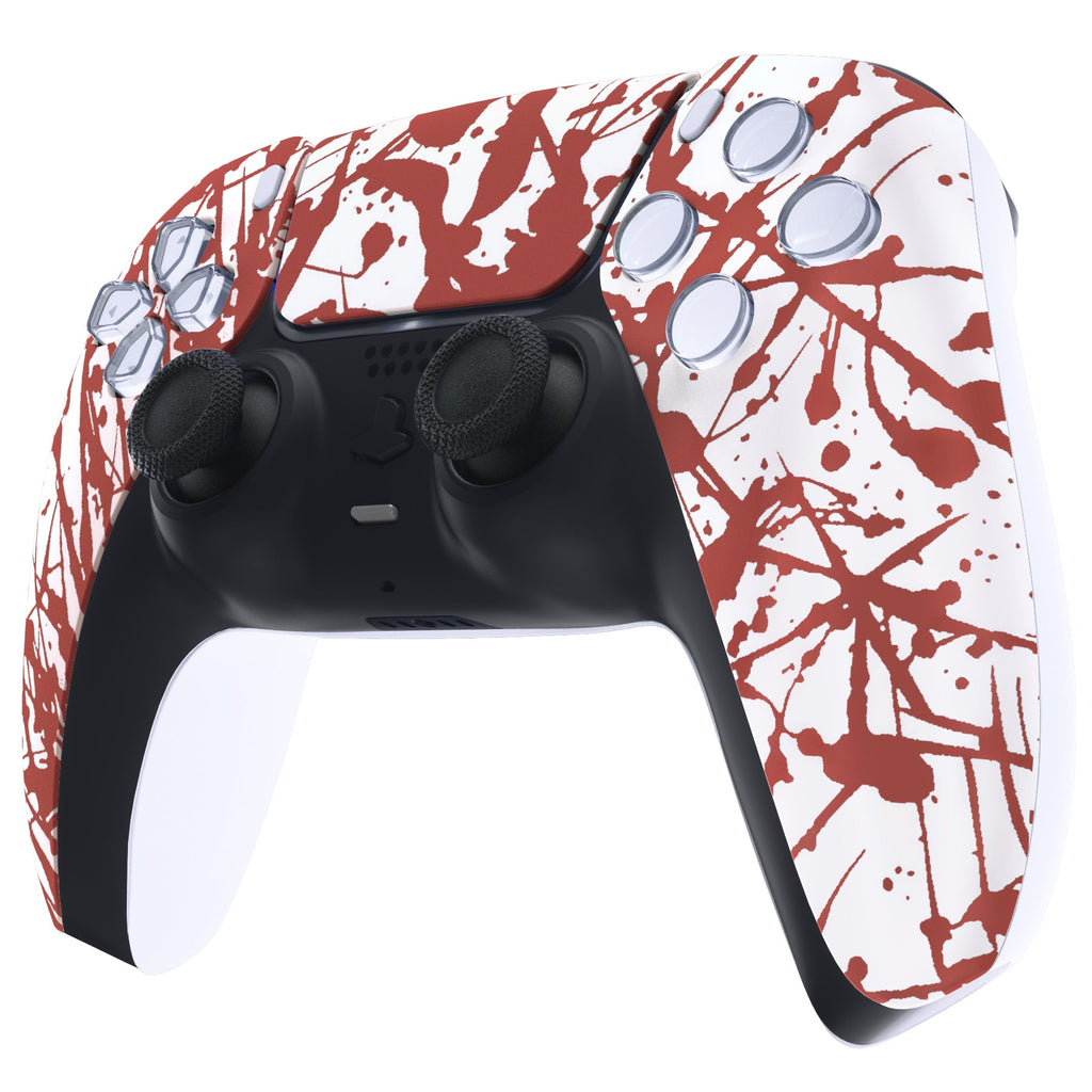 eXtremeRate Replacement Front Housing Shell with Touchpad Compatible with PS5 Controller BDM-010/020/030/040/050 - Blood eXtremeRate