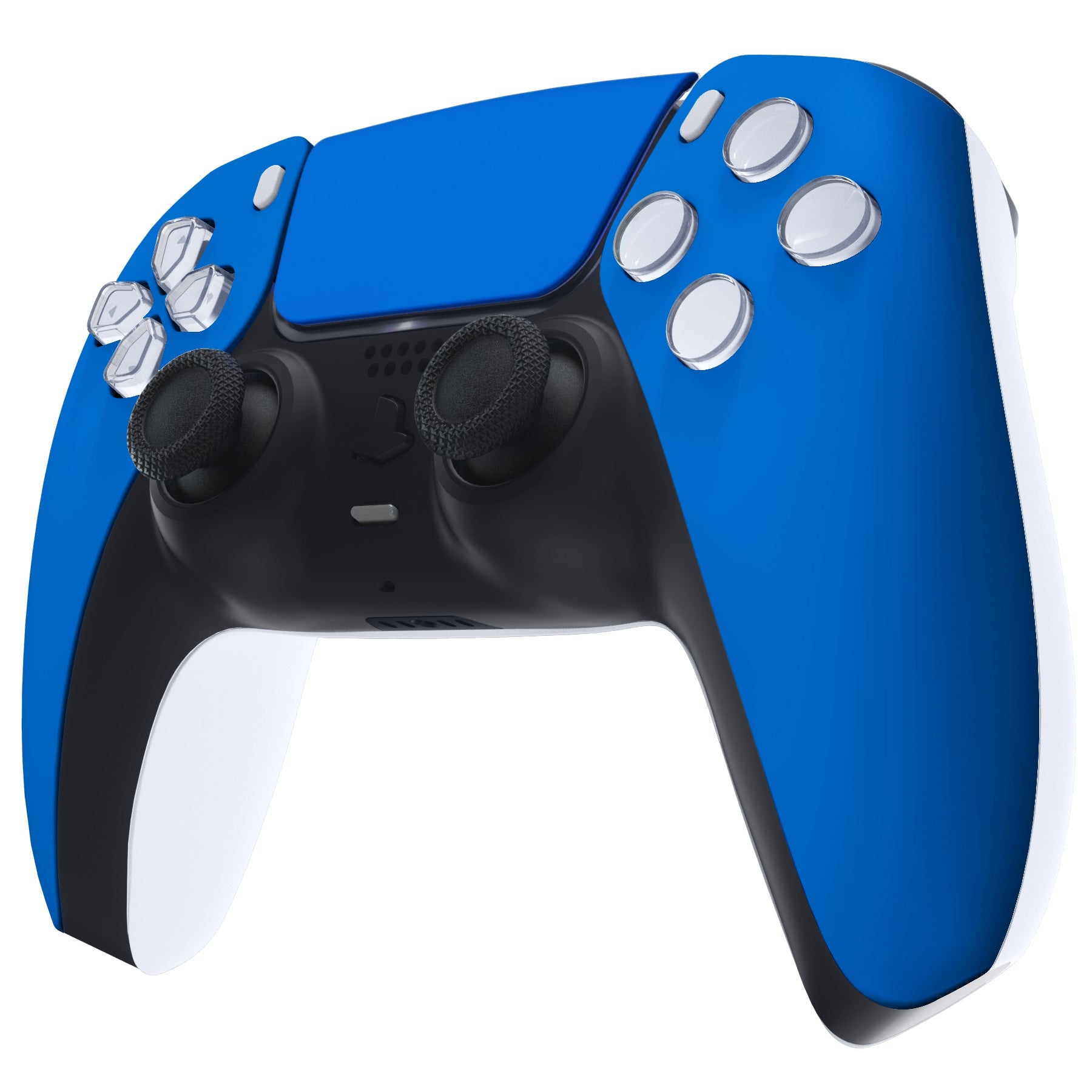eXtremeRate Replacement Front Housing Shell with Touchpad Compatible with PS5 Controller BDM-010/020/030/040/050 - Blue eXtremeRate