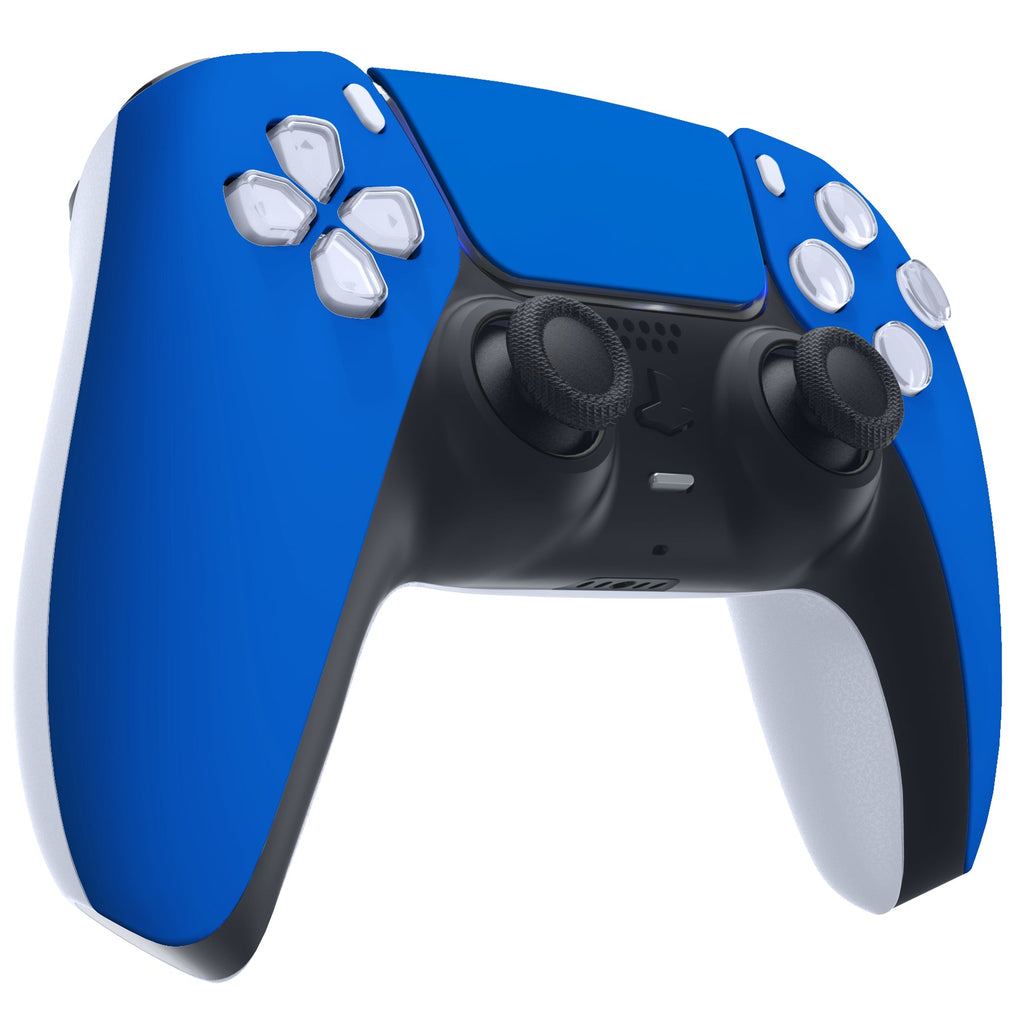 eXtremeRate Replacement Front Housing Shell with Touchpad Compatible with PS5 Controller BDM-010/020/030/040/050 - Blue eXtremeRate
