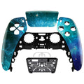 eXtremeRate Replacement Front Housing Shell with Touchpad Compatible with PS5 Controller BDM-010/020/030/040/050 - Blue Nebula eXtremeRate