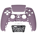 eXtremeRate Replacement Front Housing Shell with Touchpad Compatible with PS5 Controller BDM-010/020/030/040/050 - Dark Grayish Violet eXtremeRate