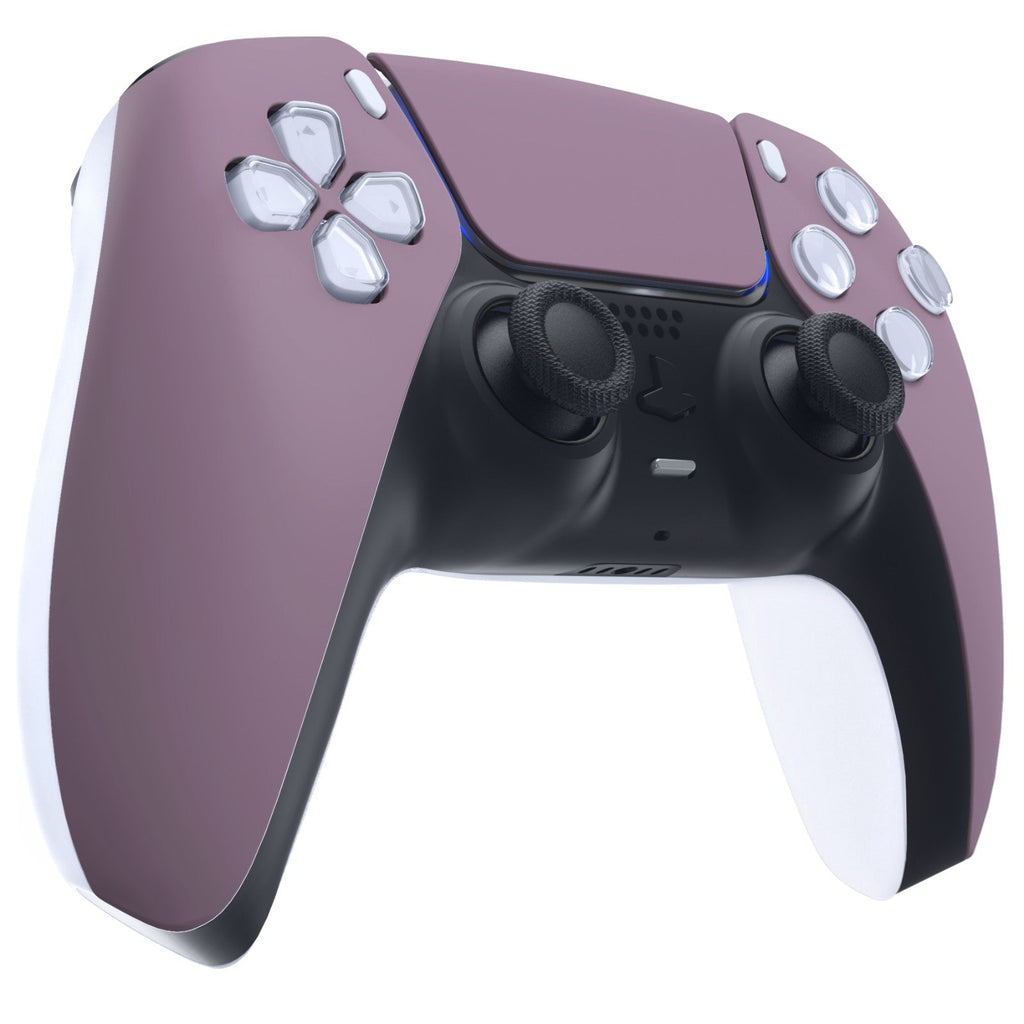eXtremeRate Replacement Front Housing Shell with Touchpad Compatible with PS5 Controller BDM-010/020/030/040/050 - Dark Grayish Violet eXtremeRate