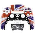 eXtremeRate Replacement Front Housing Shell with Touchpad Compatible with PS5 Controller BDM-010/020/030/040/050 - Impression UK Flag eXtremeRate