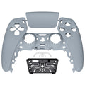 eXtremeRate Replacement Front Housing Shell with Touchpad Compatible with PS5 Controller BDM-010/020/030/040/050/060 - New Hope Gray eXtremeRate