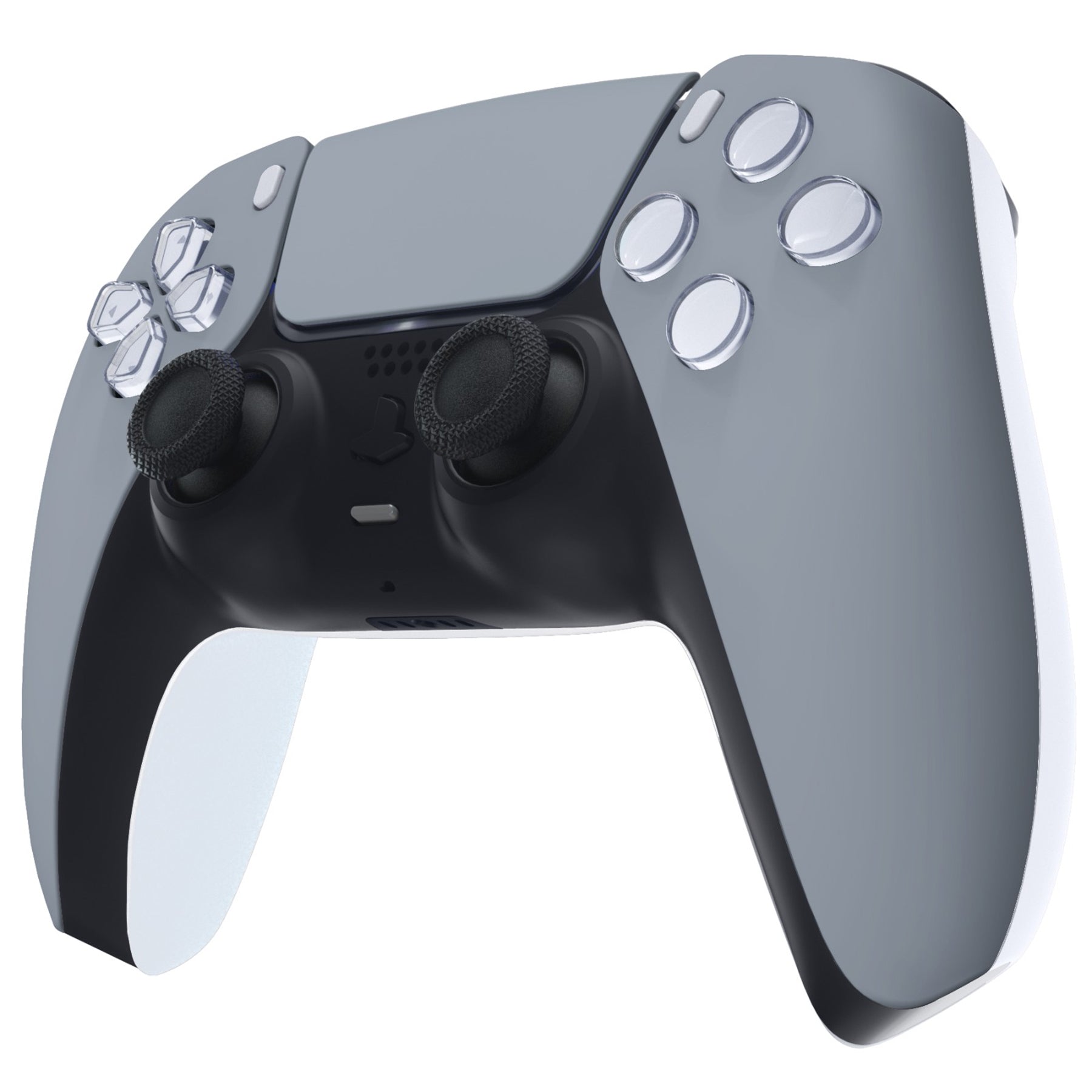 eXtremeRate Replacement Front Housing Shell with Touchpad Compatible with PS5 Controller BDM-010/020/030/040/050/060 - New Hope Gray eXtremeRate