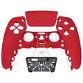eXtremeRate Replacement Front Housing Shell with Touchpad Compatible with PS5 Controller BDM-010/020/030/040/050 - Passion Red eXtremeRate